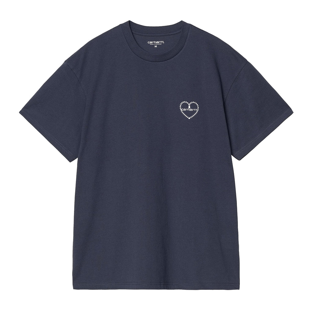 Carhartt WIP Furoshiki T Shirt - Blue / White - front