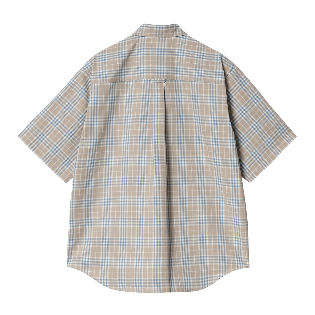 Carhartt WIP S/S Niven Shirt - Wall / Wax - back