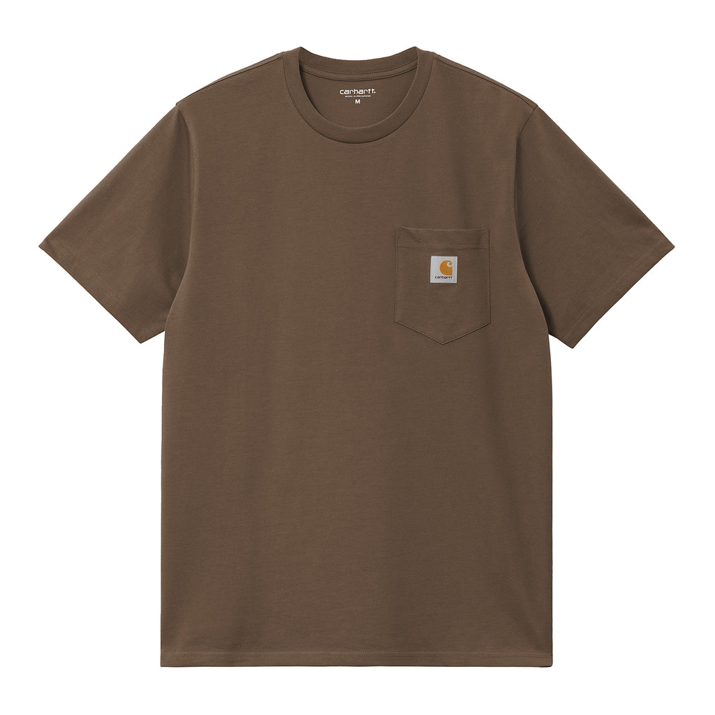 Carhartt WIP Pocket T Shirt - Coconut - front