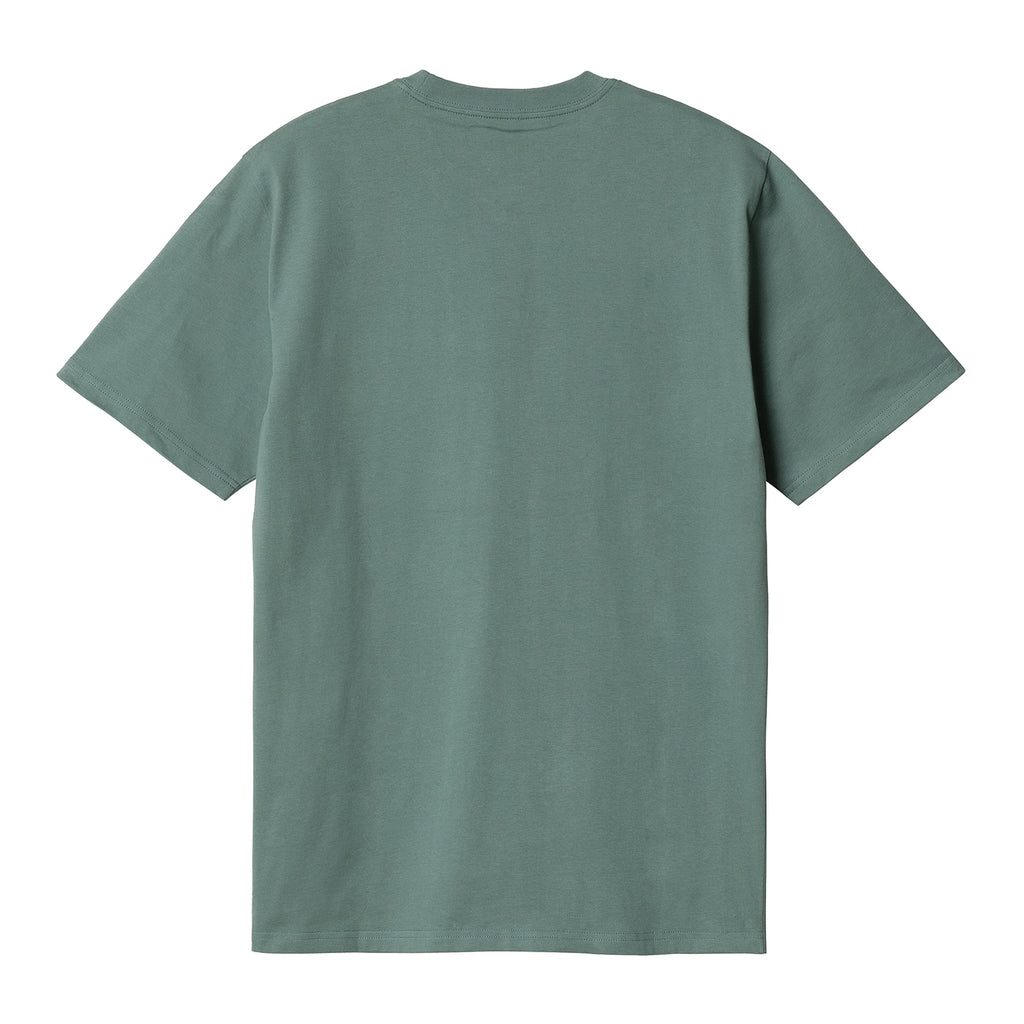 Carhartt WIP Pocket T Shirt - Silver Pine - back