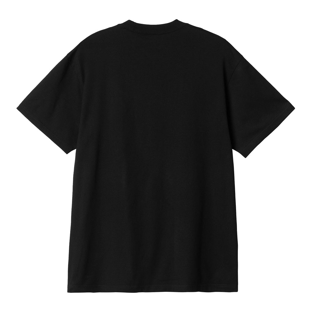 Carhartt WIP Rivet Script T Shirt - Black - back