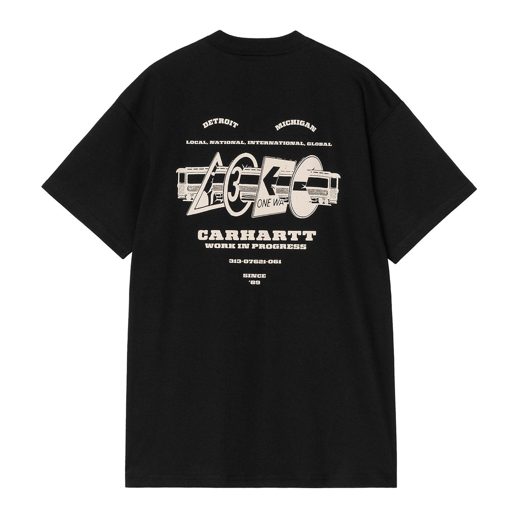 Carhartt WIP Runaway T Shirt - Black / Wax - back