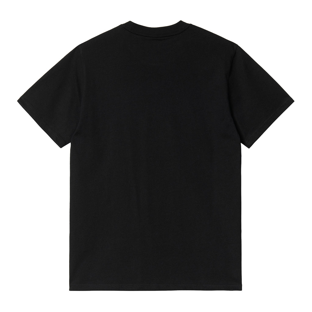 Carhartt WIP Script T Shirt - Black / White - back