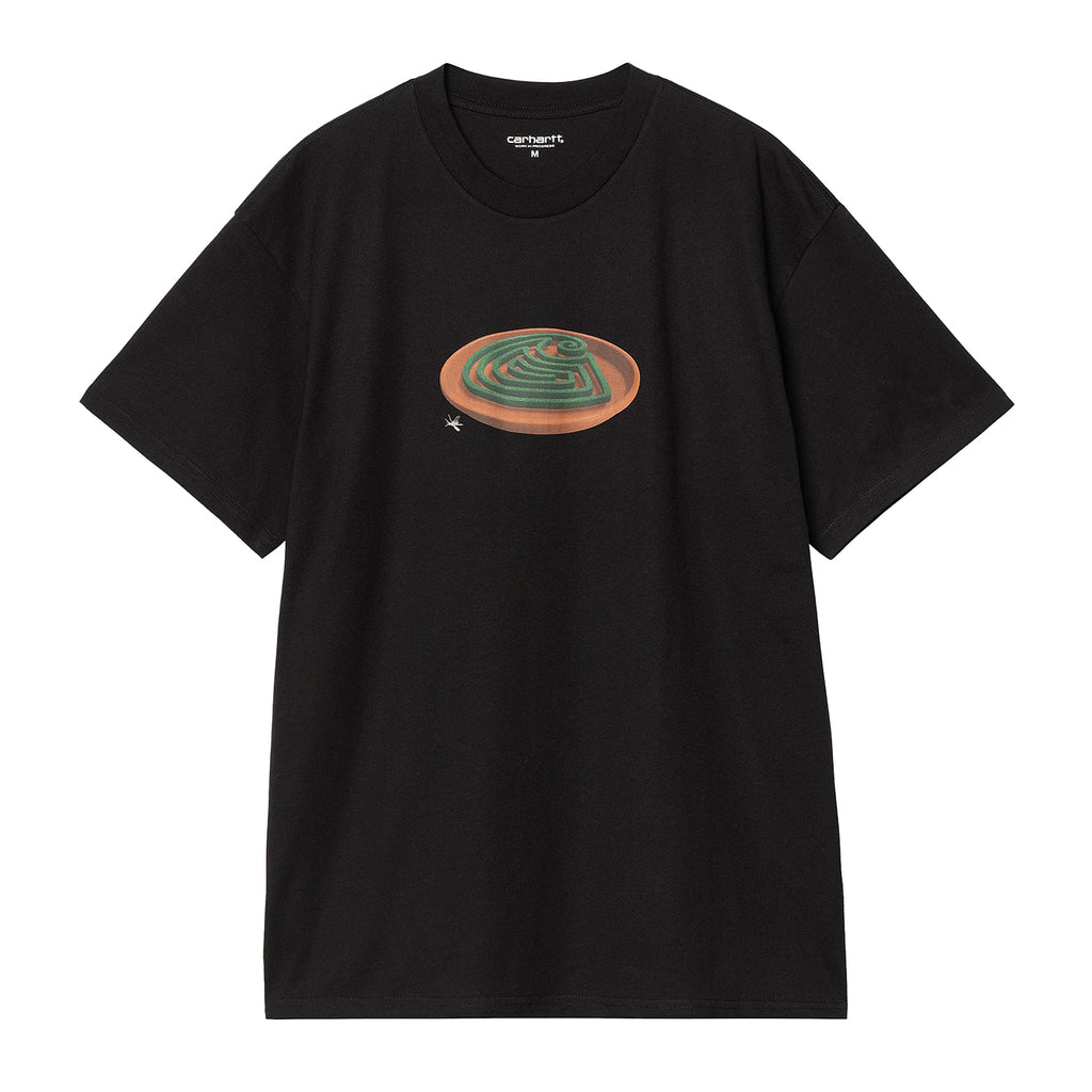 Carhartt WIP Spiral T Shirt - Black - front