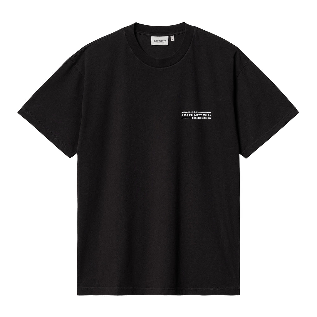 Carhartt WIP Stamp T Shirt - Black / White