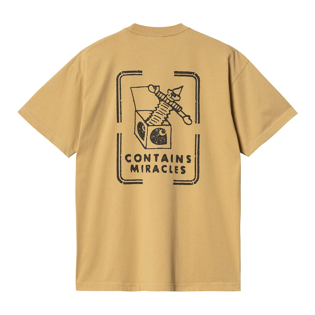 Carhartt WIP Stamp T Shirt - Bourbon / Black