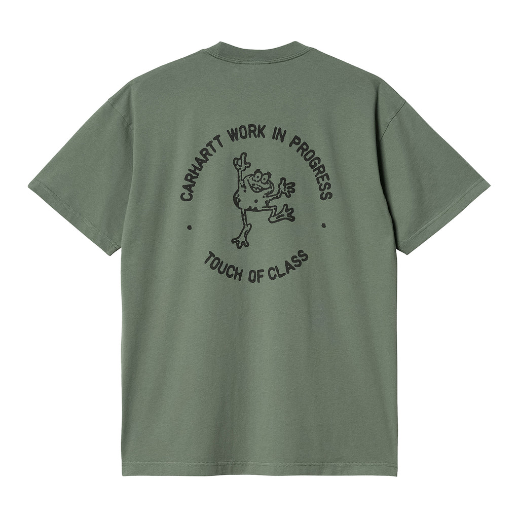 Carhartt WIP Stamp T Shirt - Duck Green / Black