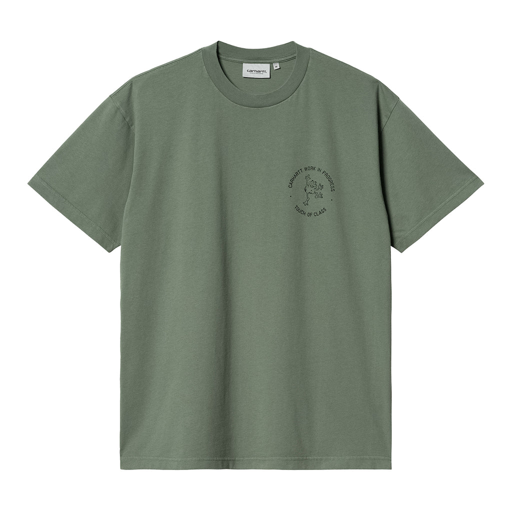 Carhartt WIP Stamp T Shirt - Duck Green / Black