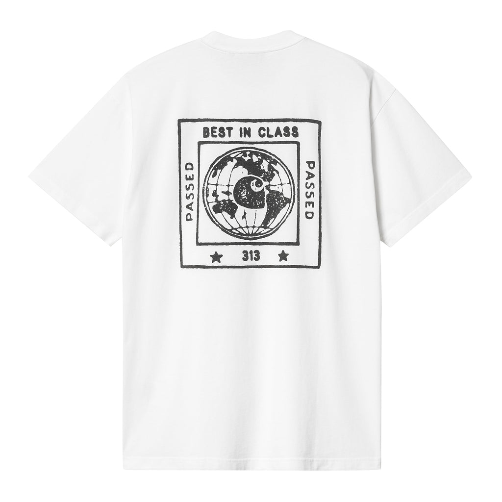 Carhartt WIP Stamp T Shirt - White / Black