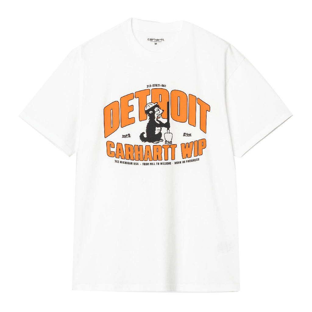 Carhartt WIP Underground T Shirt - White - front