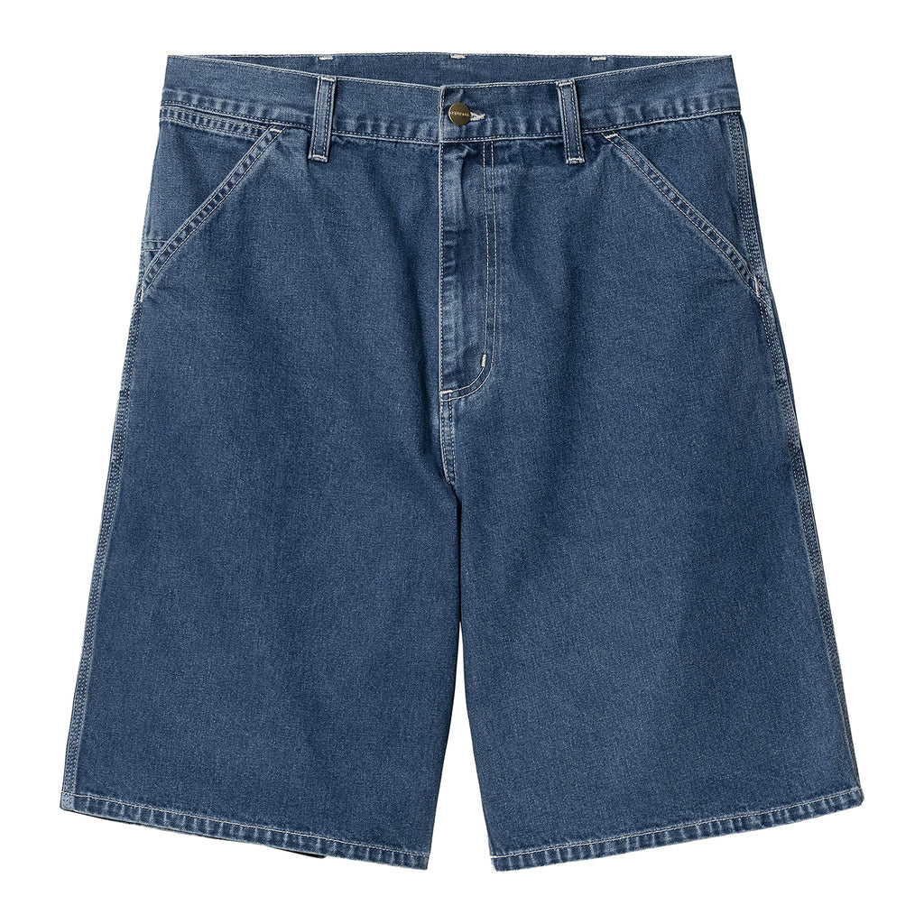 Carhartt WIP Simple Short - Blue stone washed - front