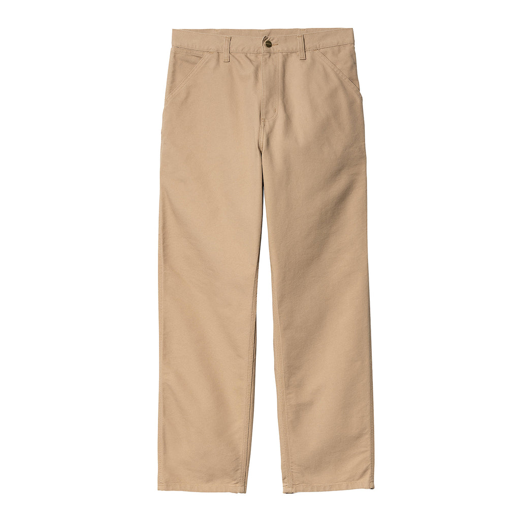 Carhartt WIP Single Knee Pant - Dusty H Brown Rinsed - front