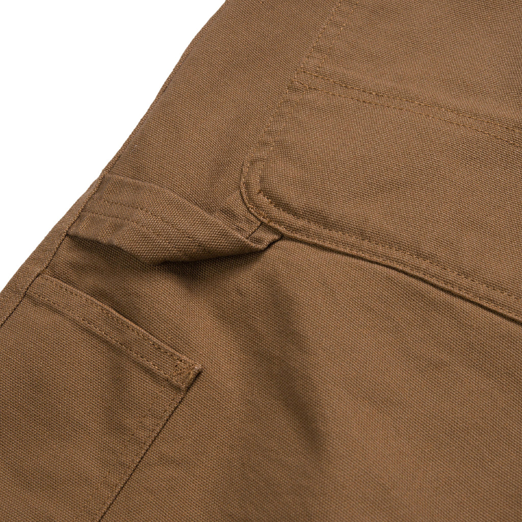 Carhartt WIP Single Knee Short - Hamilton Brown rinsed - hammer loop