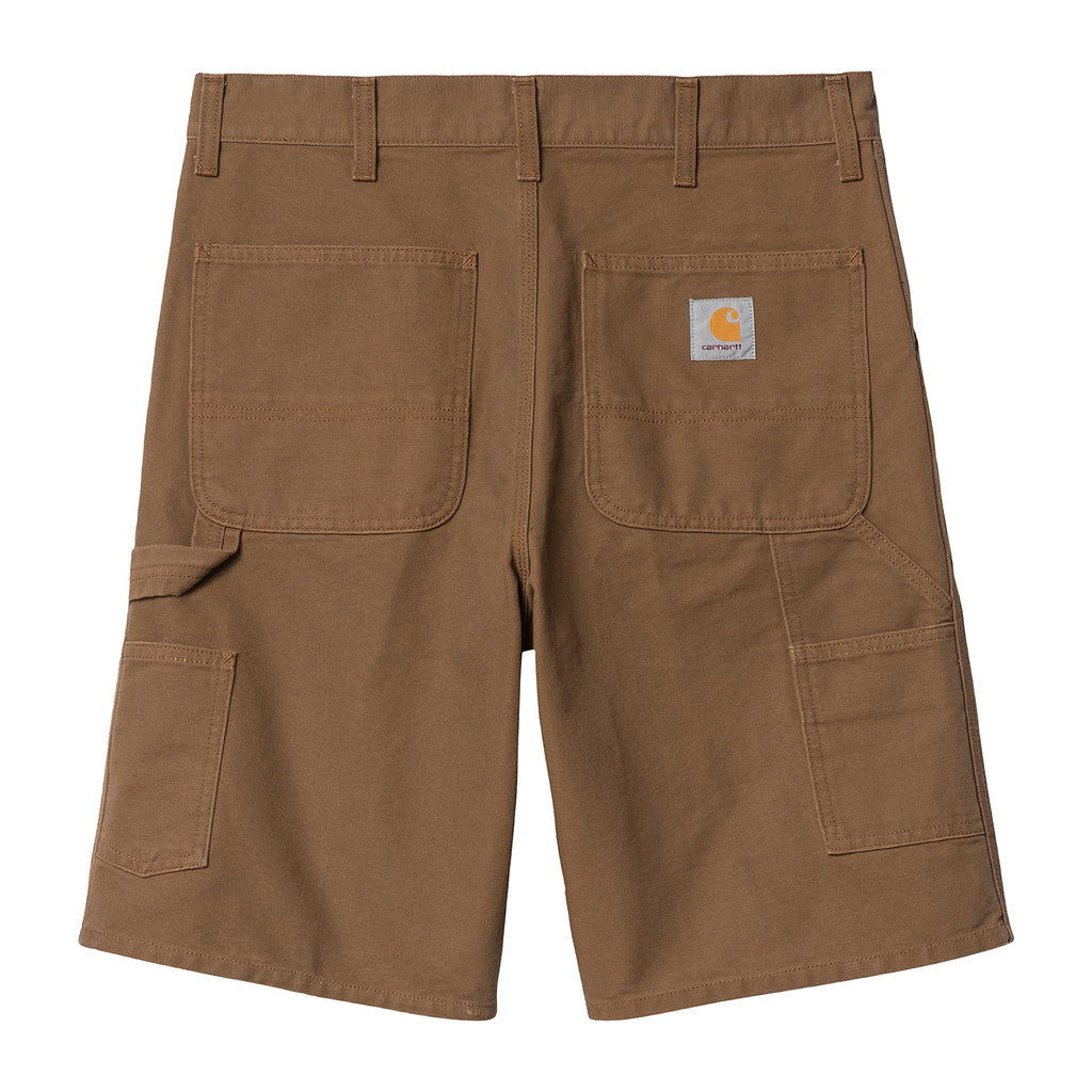 Carhartt WIP Single Knee Short Hamilton Brown rinsed - Back 