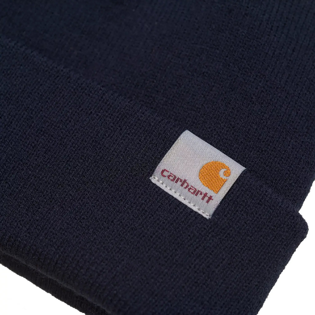 Carhartt WIP Stratus Hat Low - Dark navy - label