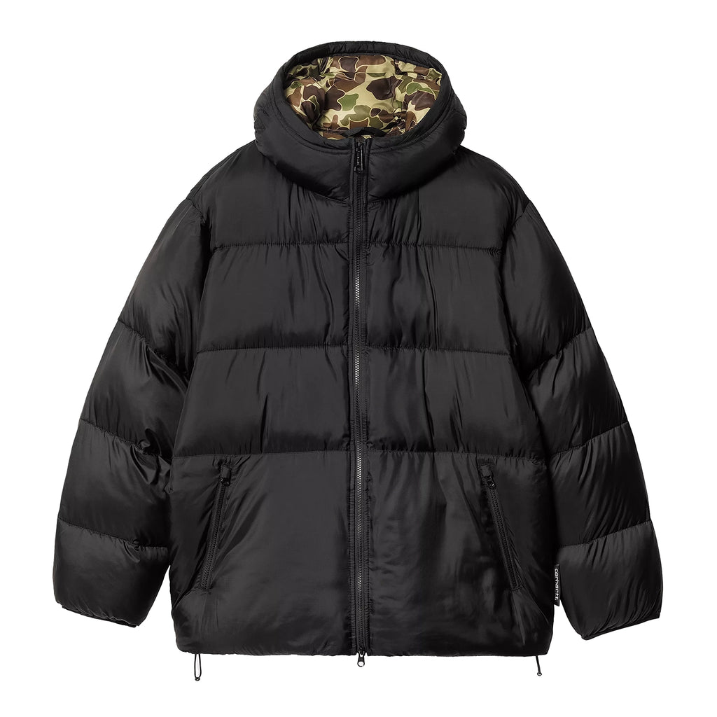 Carhartt WIP Toronto Jacket - Black / Camo Duck Green - front