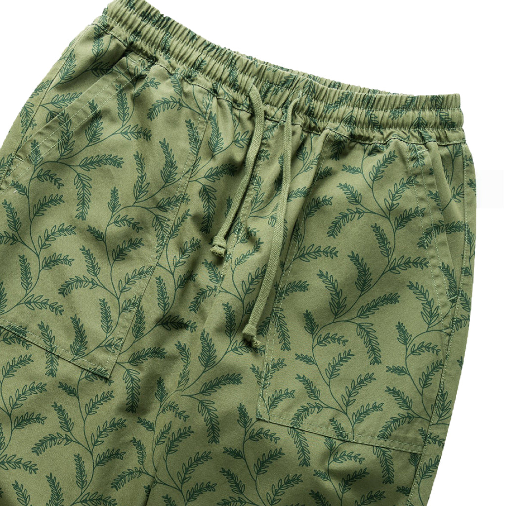 Service Works Branch Twill Chef Pant - Olive - closeup