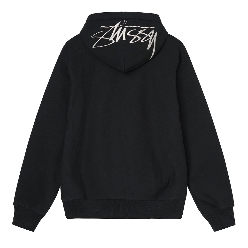 Stussy Back Hood App Hoodie - Black