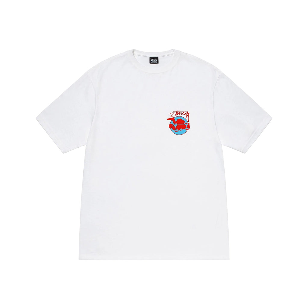 Stussy Skateman T Shirt - White