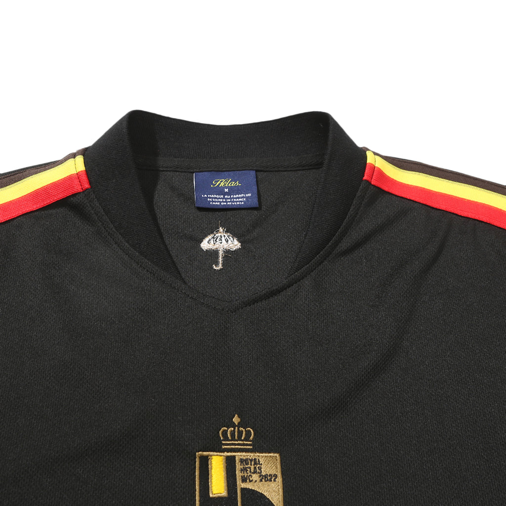 Helas Belgium WC22 Football Jersey  - Black