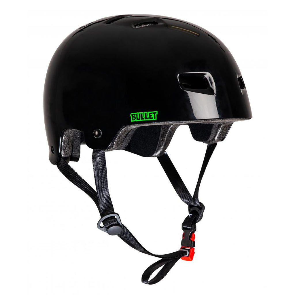 Bullet x Slime Balls Adult Helmet in Black - Detail
