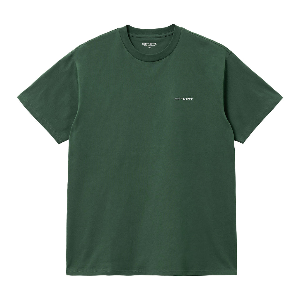 Carhartt Script Embroidery T Shirt - Treehouse / White - front