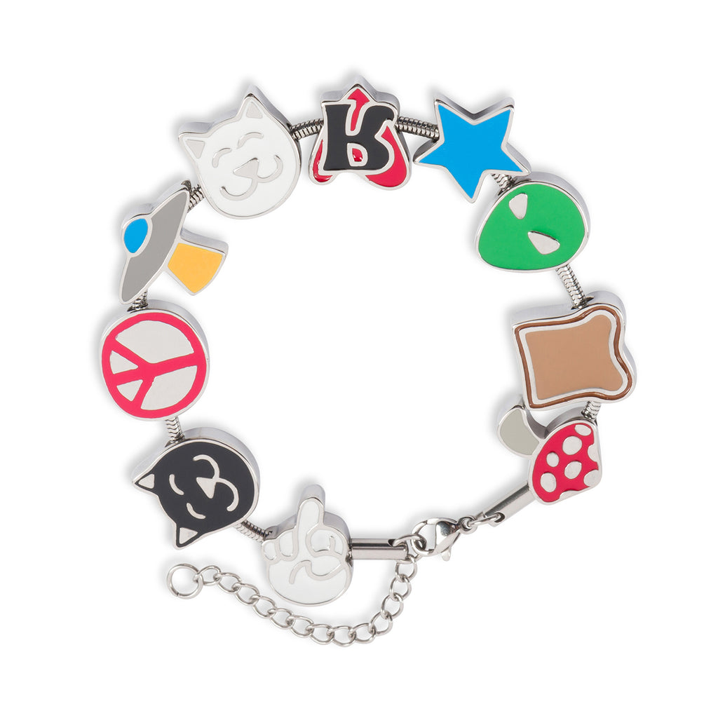 RIPNDIP Lucky Charms Braclet - Silver