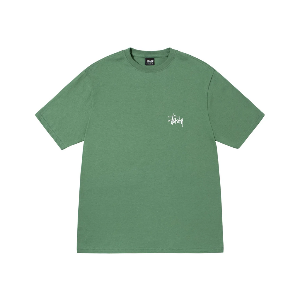 Basic Stussy T Shirt in Green by Stussy | Bored of Southsea