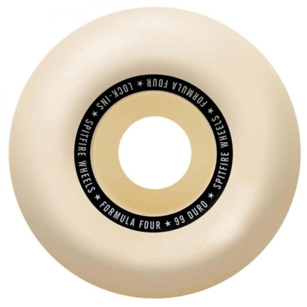 Spitfire Wheels Formula Four Lock Ins Skateboard Wheels 99Du - Natural