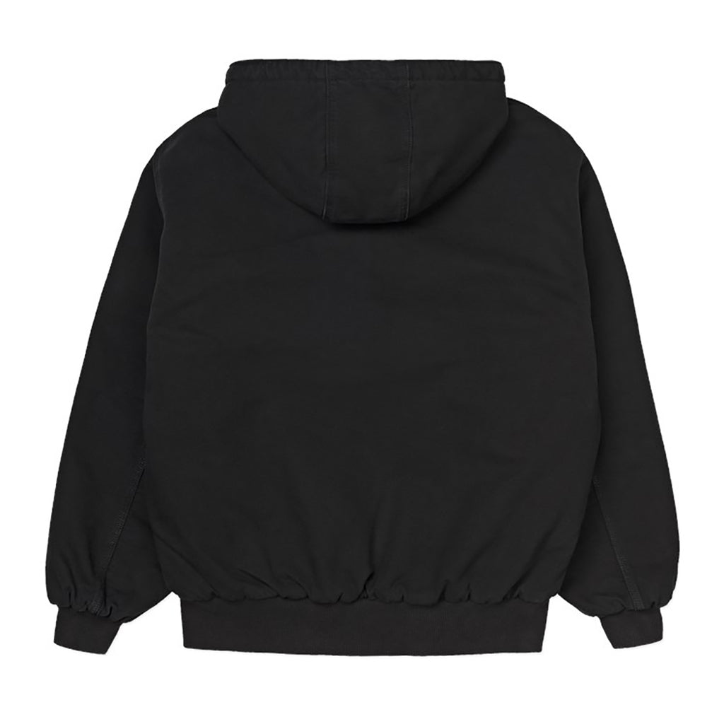 Carhartt WIP OG Active Jacket in Black Aged Canvas - Back