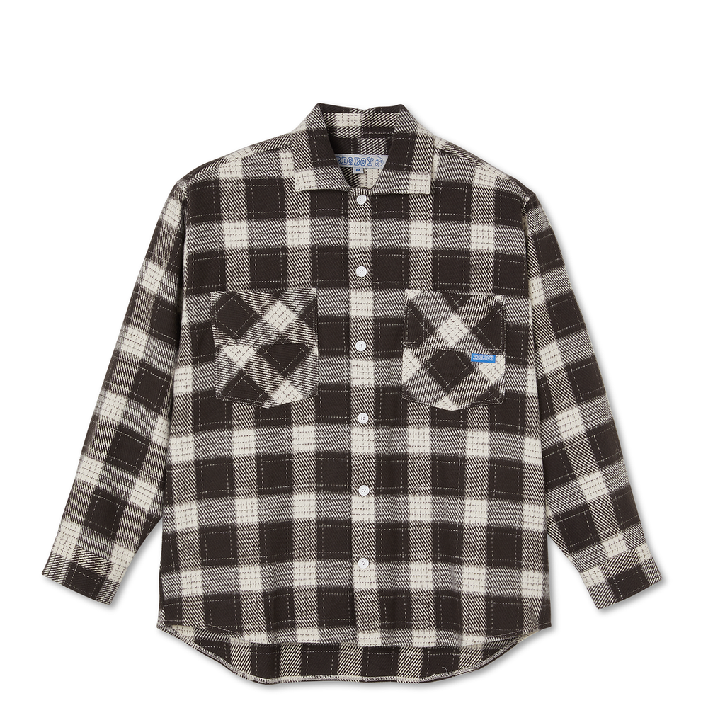 Big Boy Flannel Shirt in Brown by Polar Skate Co | Bored of Southsea