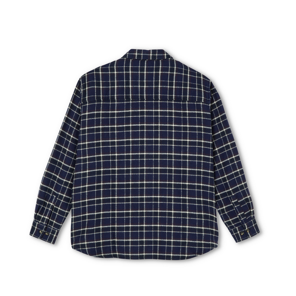 Polar Skate Co Flannel Shirt - Rich Navy