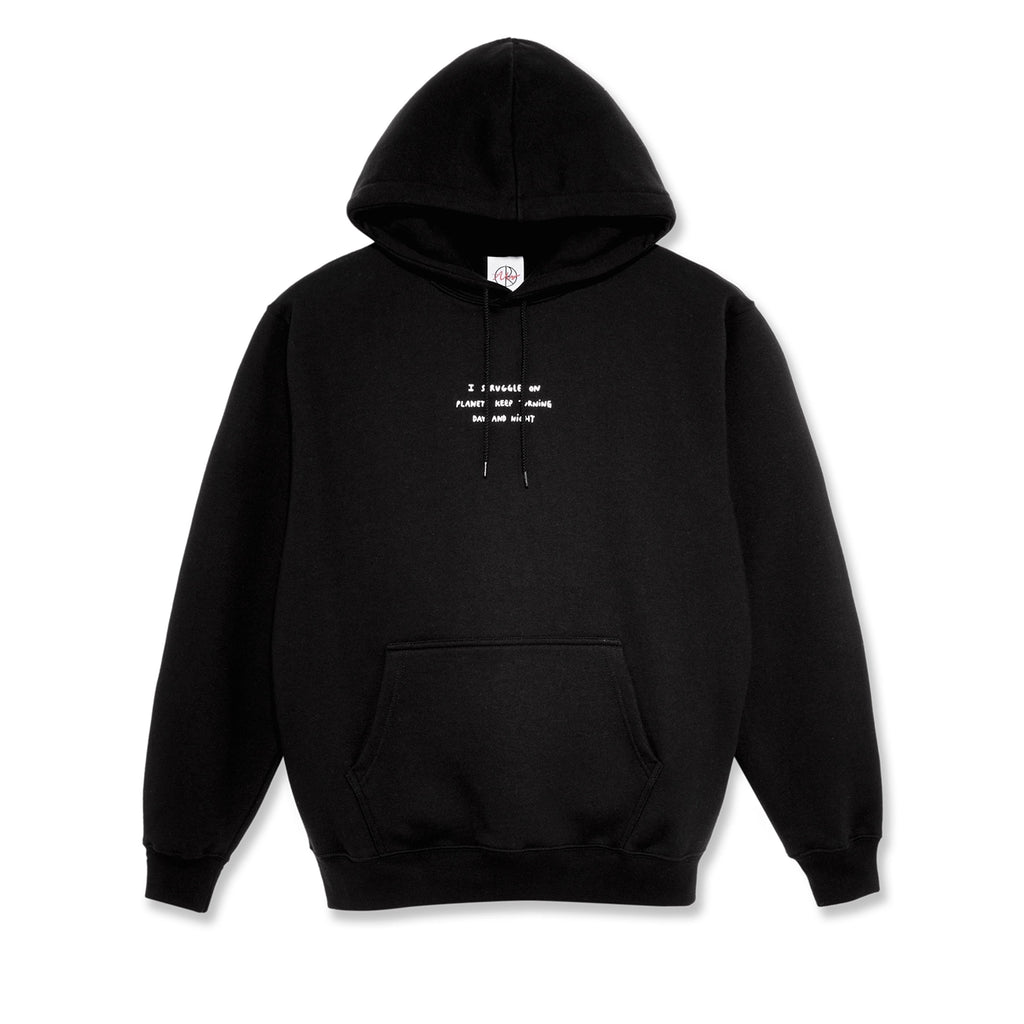 Struggle Hoodie in Black by Polar Skate Co | Bored of Southsea