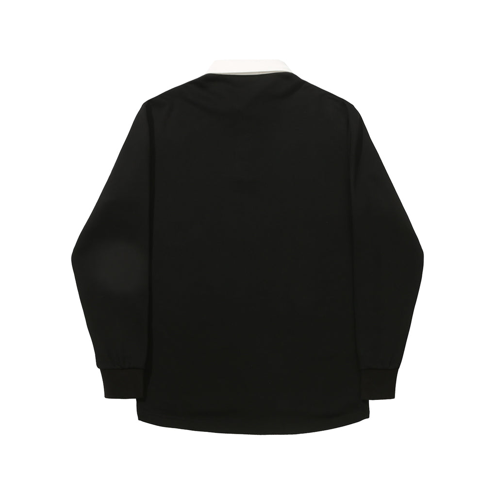 Helas Rugby L/S Polo - Black