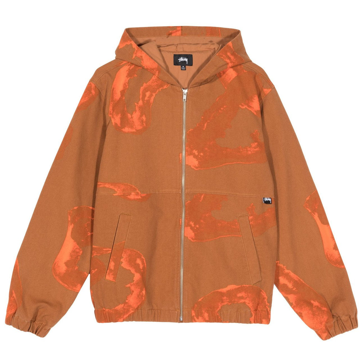 Stussy Printed Canvas Work Jacket - Clay