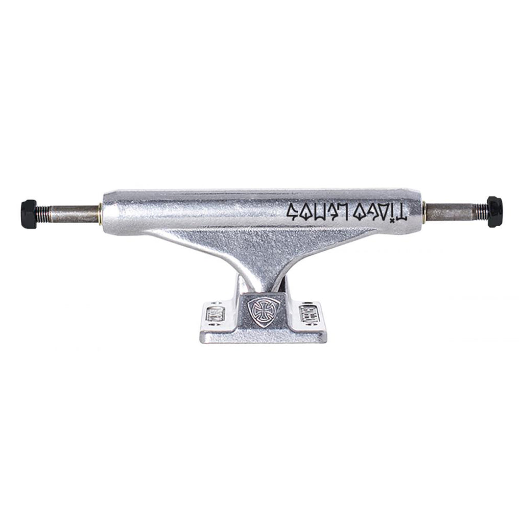 Independent Trucks 144 Tiago Lemos Mid Trucks in Polished Silver