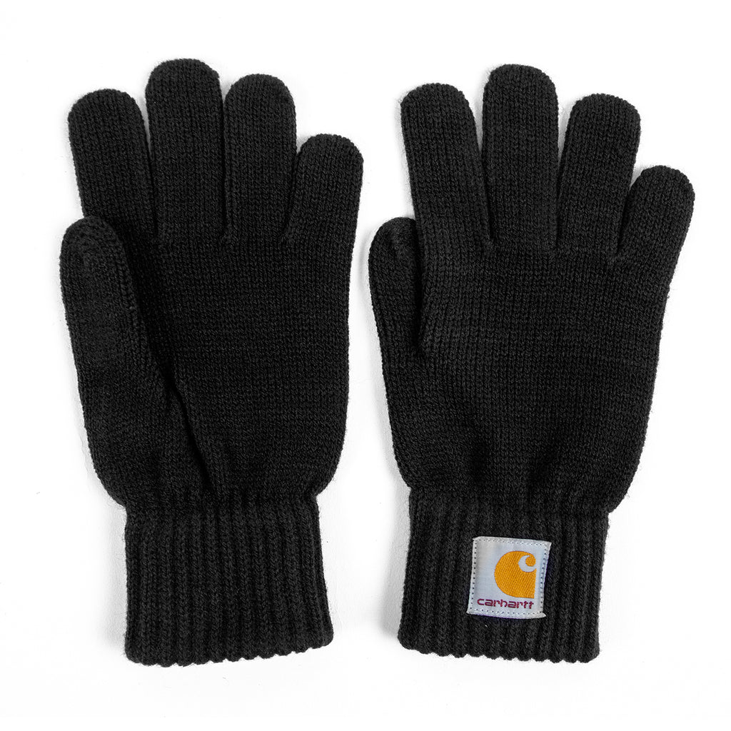 Carhartt WIP Watch Gloves in Black Detail 2