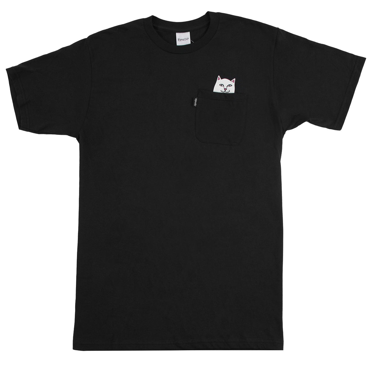 RIPNDIP Lord Nermal Pocket T Shirt - Black