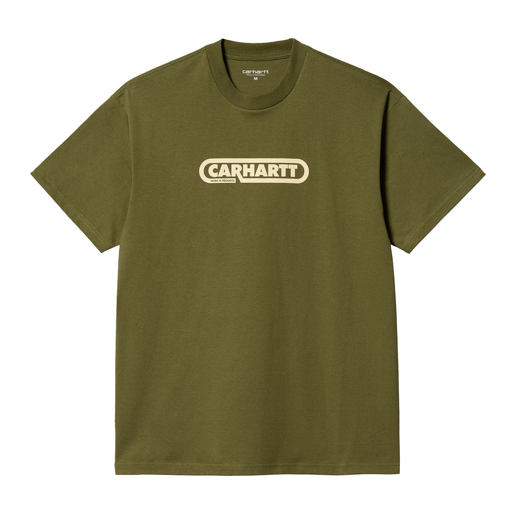 Carhartt WIP Fuse Script T Shirt - Kiwi / Citron - main